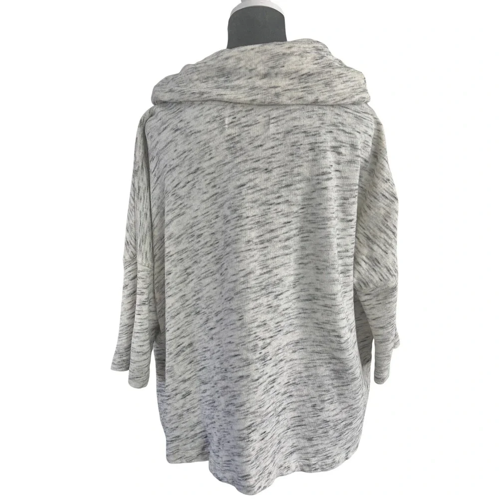 LOFT Women's Marled‎ Cowl Neck Pullover Sweatshirt L XL